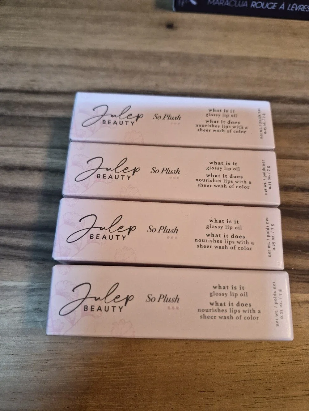 8-Piece Lip Bundle: 4 Tarte Maracuja Juicy & 4 Julep Gossy Lip Oils, NIB